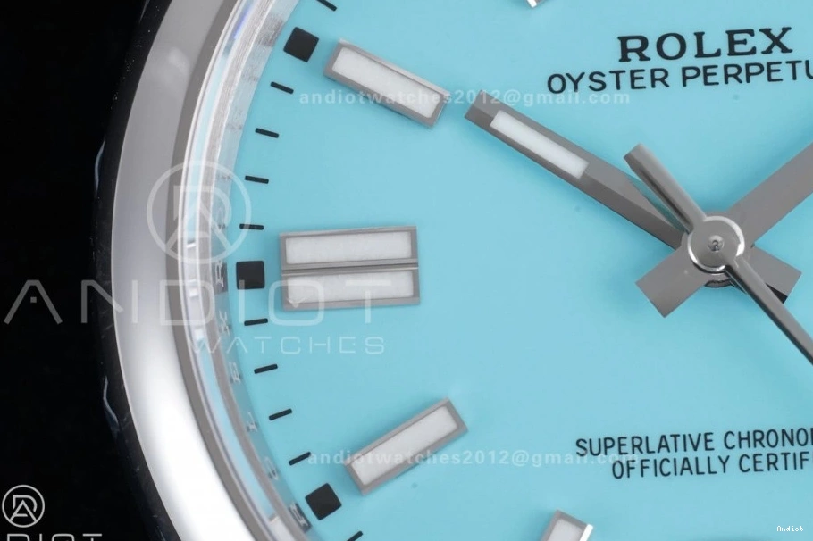 Tiffany SportInspired Perpetual Edition V Oyster VSF 41mm 904L Blue Steel 947 DD3230 124300 Dial Best 1:1 0807